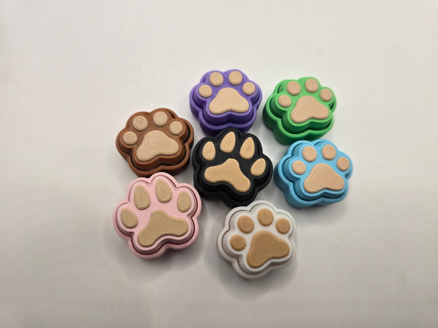 Fidget Clickers (Pet Paws) - No Hands 3d