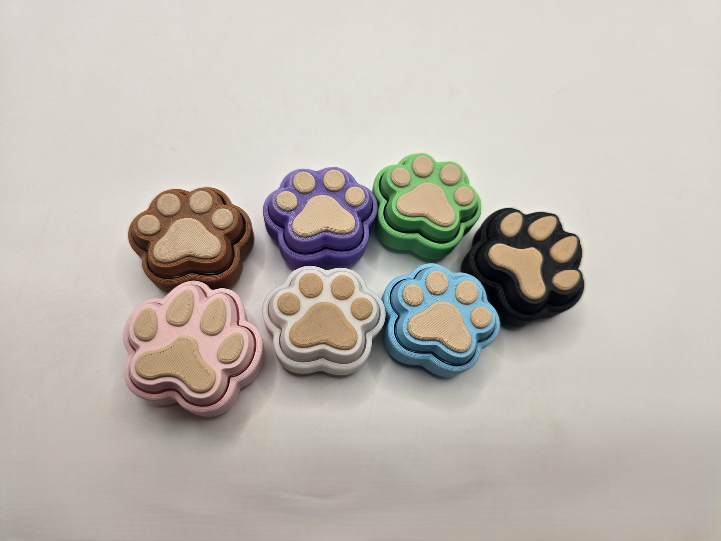 Fidget Clickers (Pet Paws) - No Hands 3d