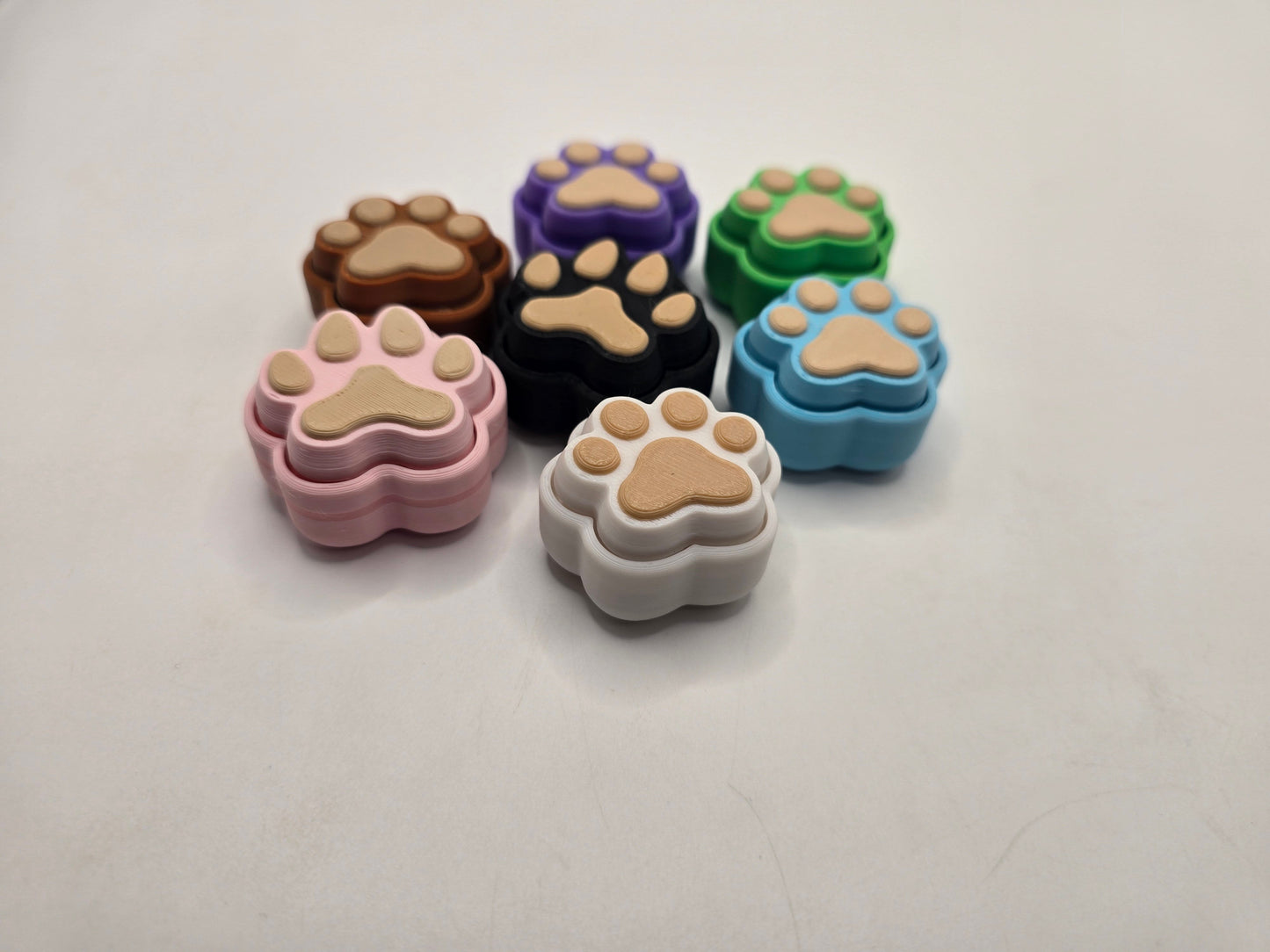 Fidget Clickers (Pet Paws) - No Hands 3d