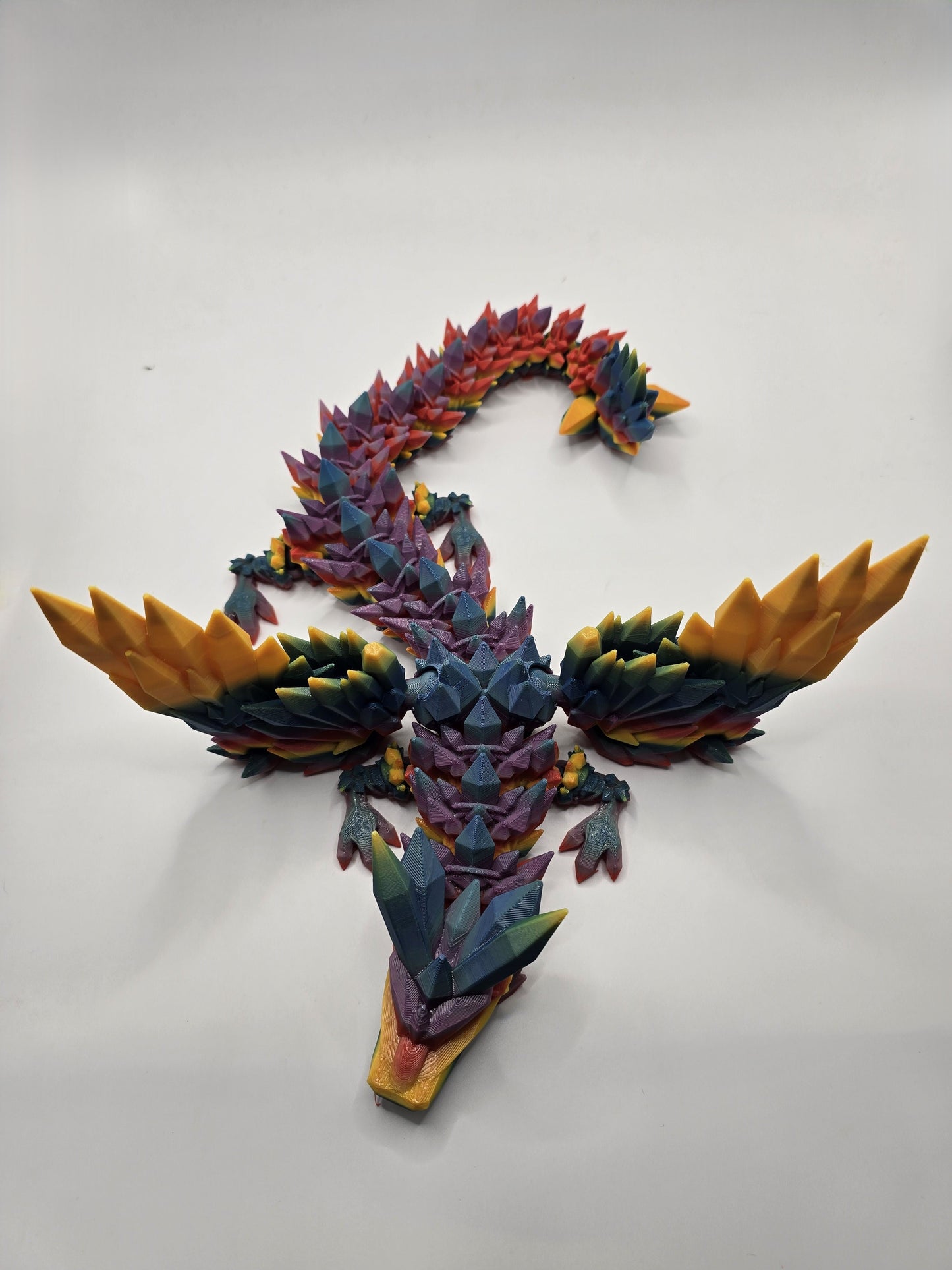 Flying Crystal Dragon - No Hands 3d