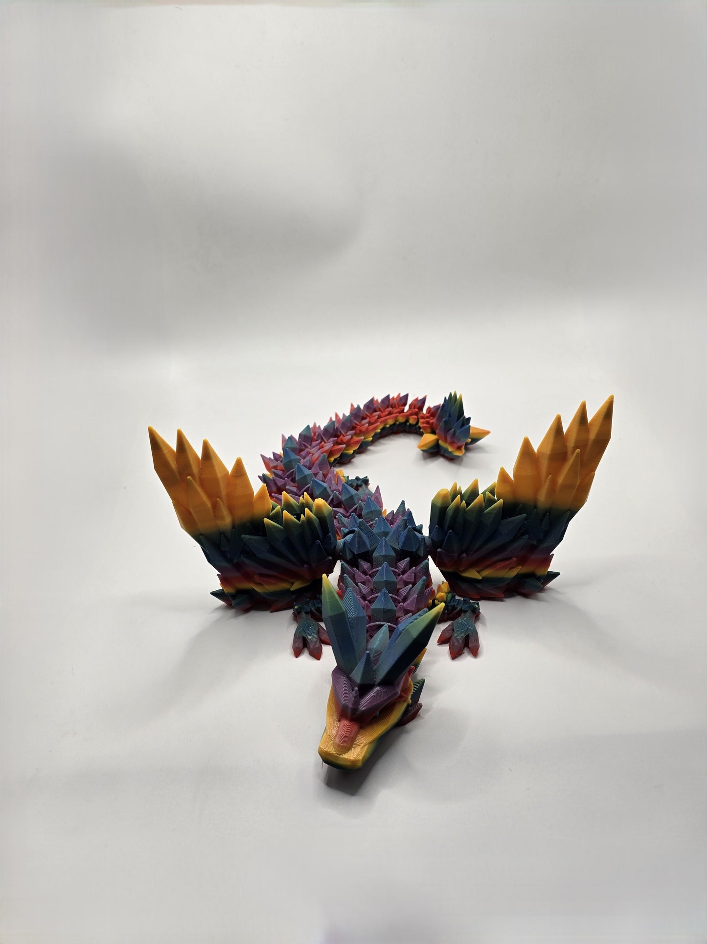 Flying Crystal Dragon - No Hands 3d