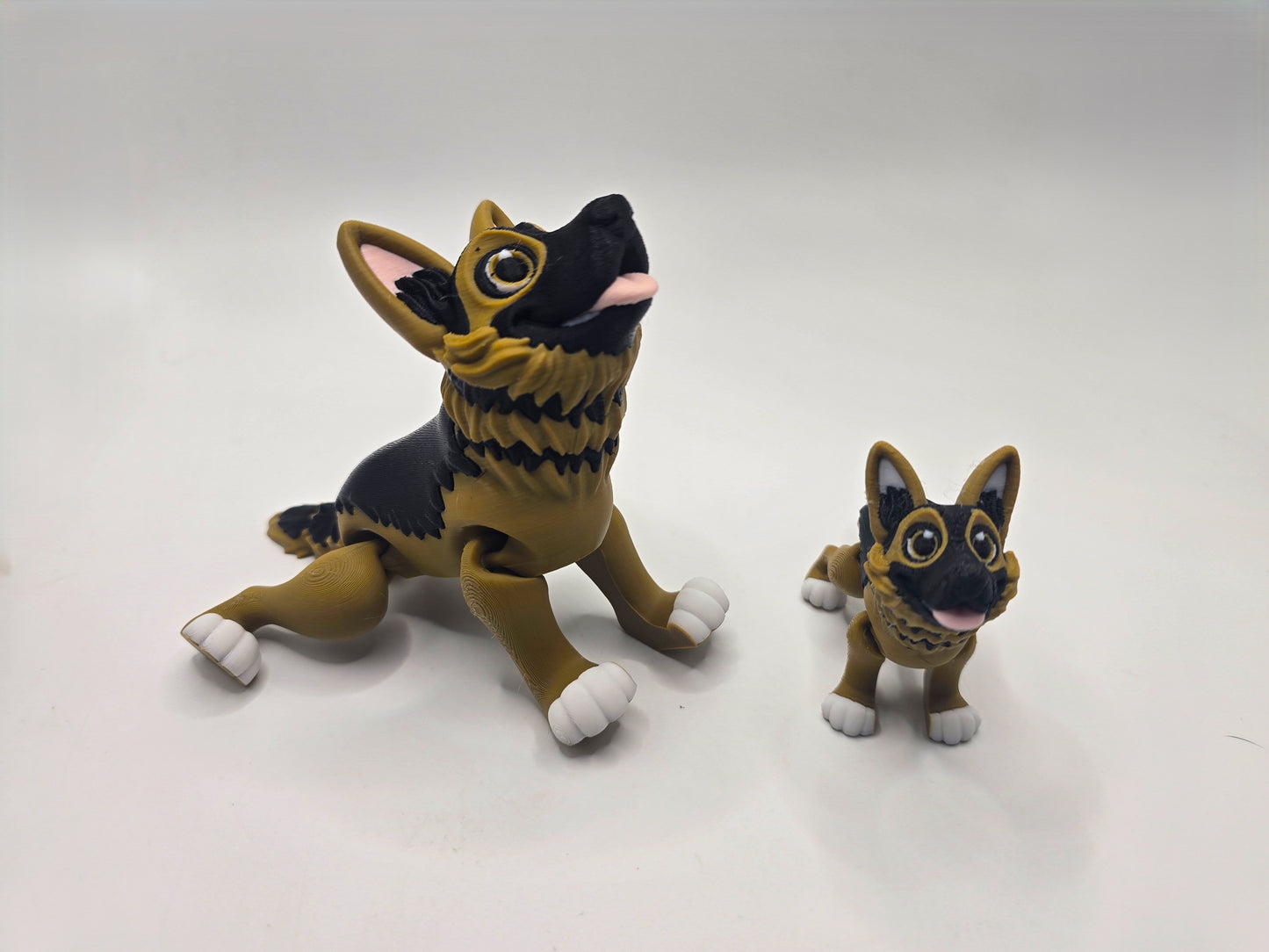 German Shepherds - No Hands 3d