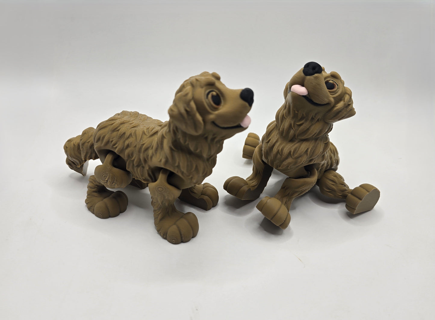 Golden Retrievers - No Hands 3d