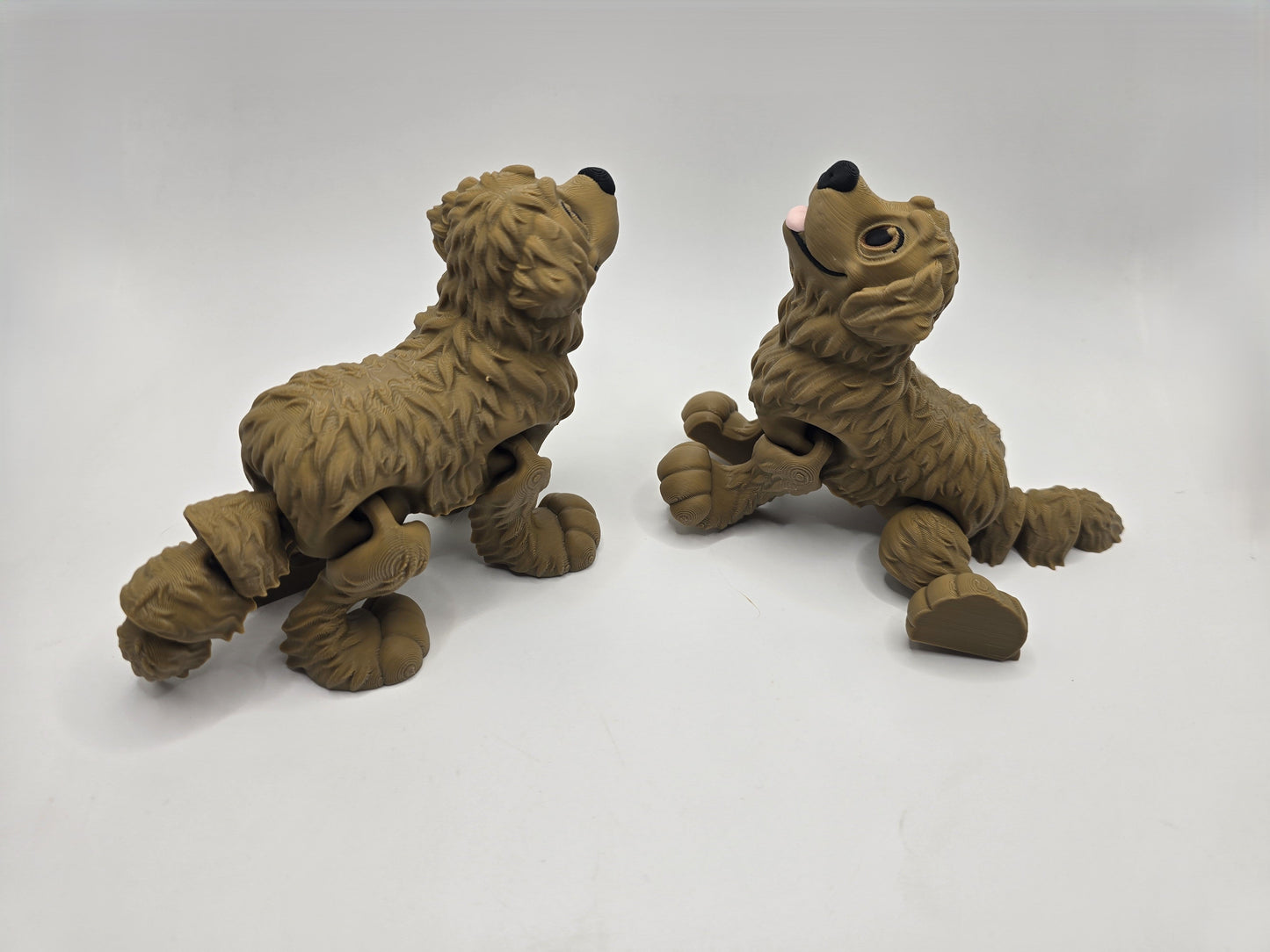 Golden Retrievers - No Hands 3d
