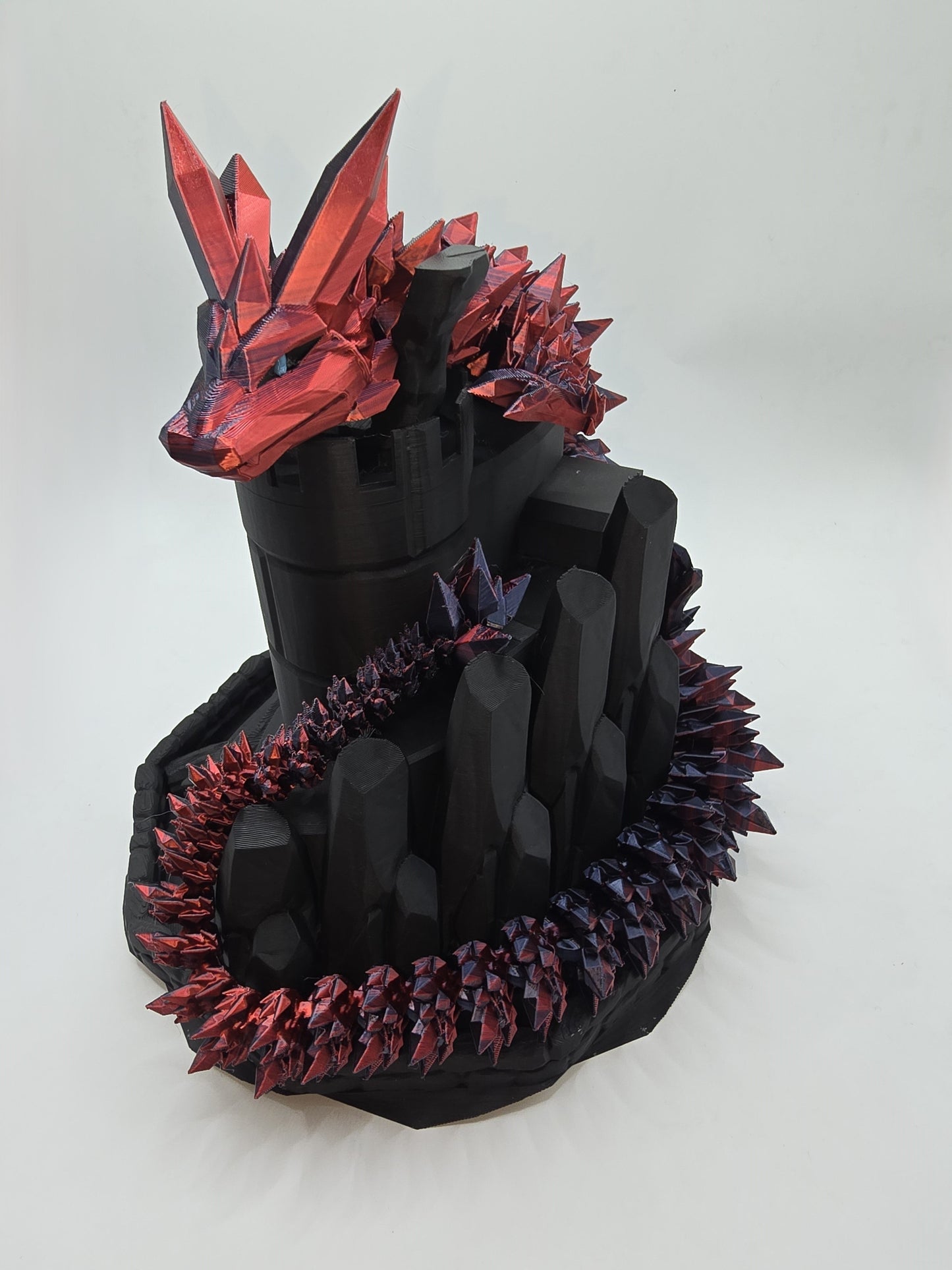 Large Crystal Dragon Castle - No Hands 3d