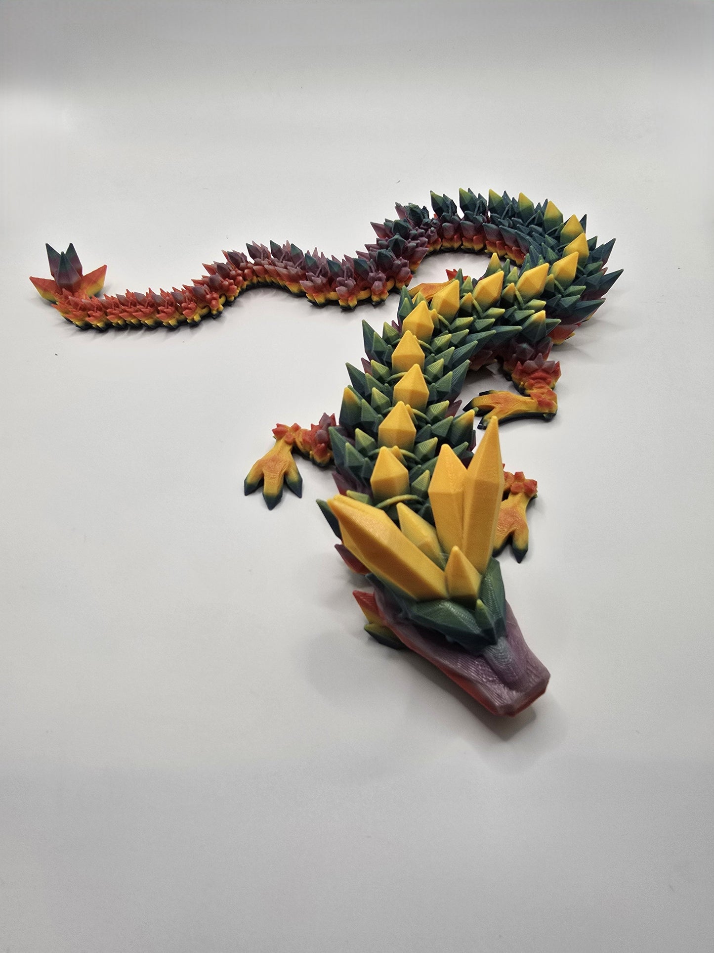 Large or X-Large Crystal Dragon - No Hands 3d