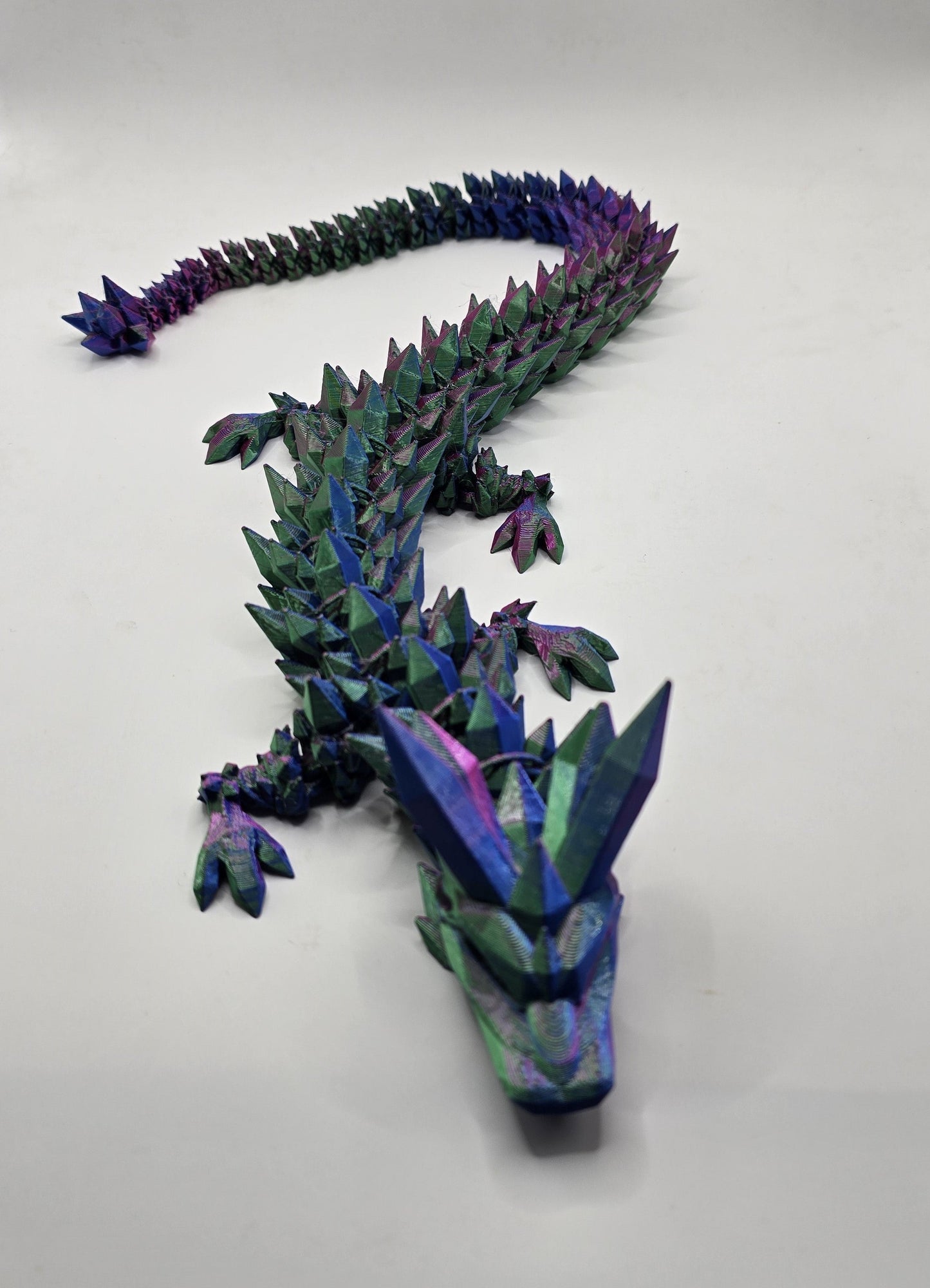 Large or X-Large Crystal Dragon - No Hands 3d