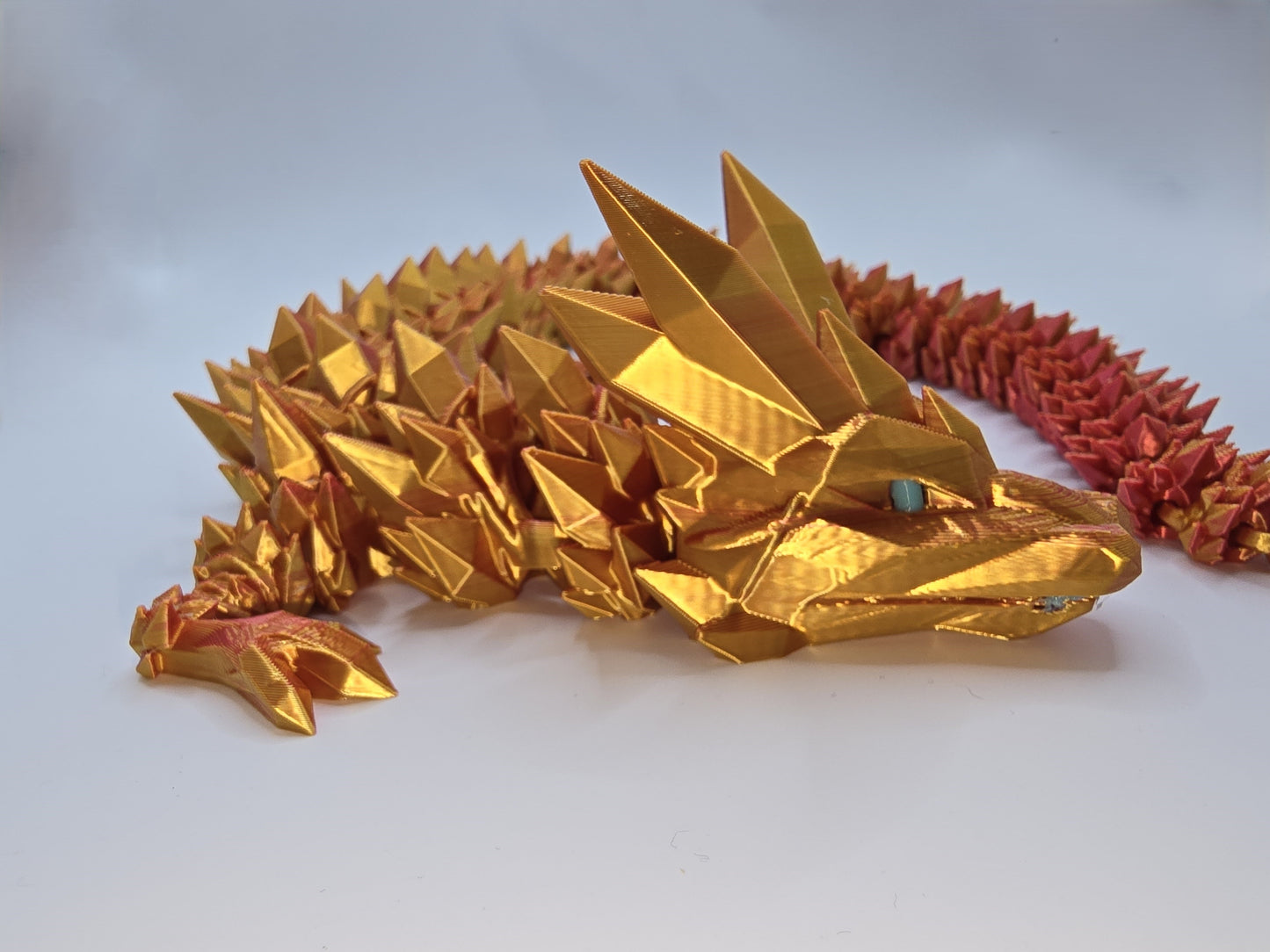 Large or X-Large Crystal Dragon - No Hands 3d
