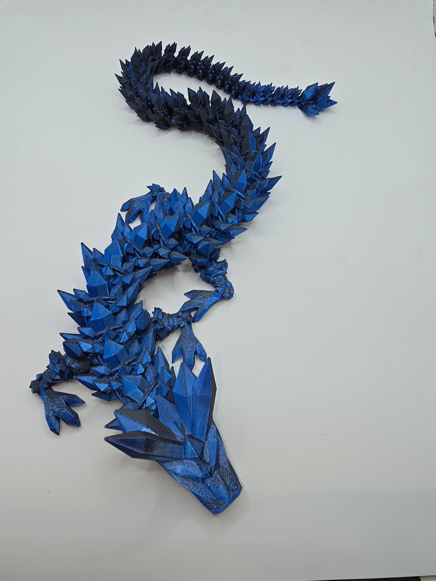 Large or X-Large Crystal Dragon - No Hands 3d