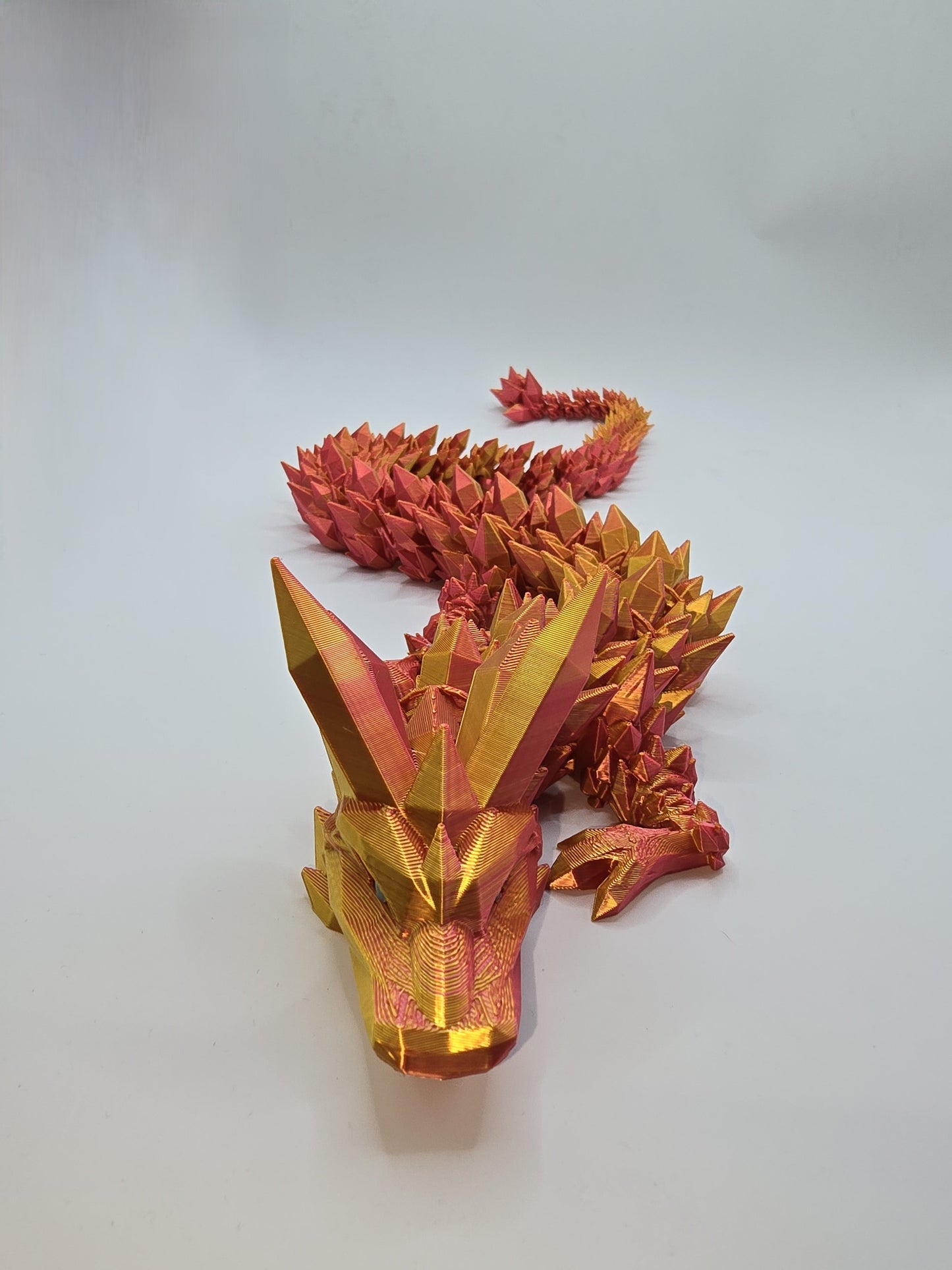 Large or X-Large Crystal Dragon - No Hands 3d