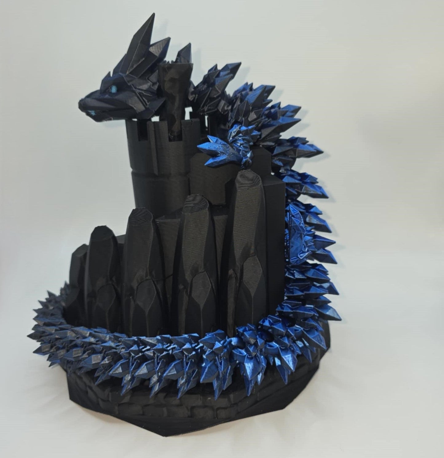 Large or X-Large Crystal Dragon - No Hands 3d