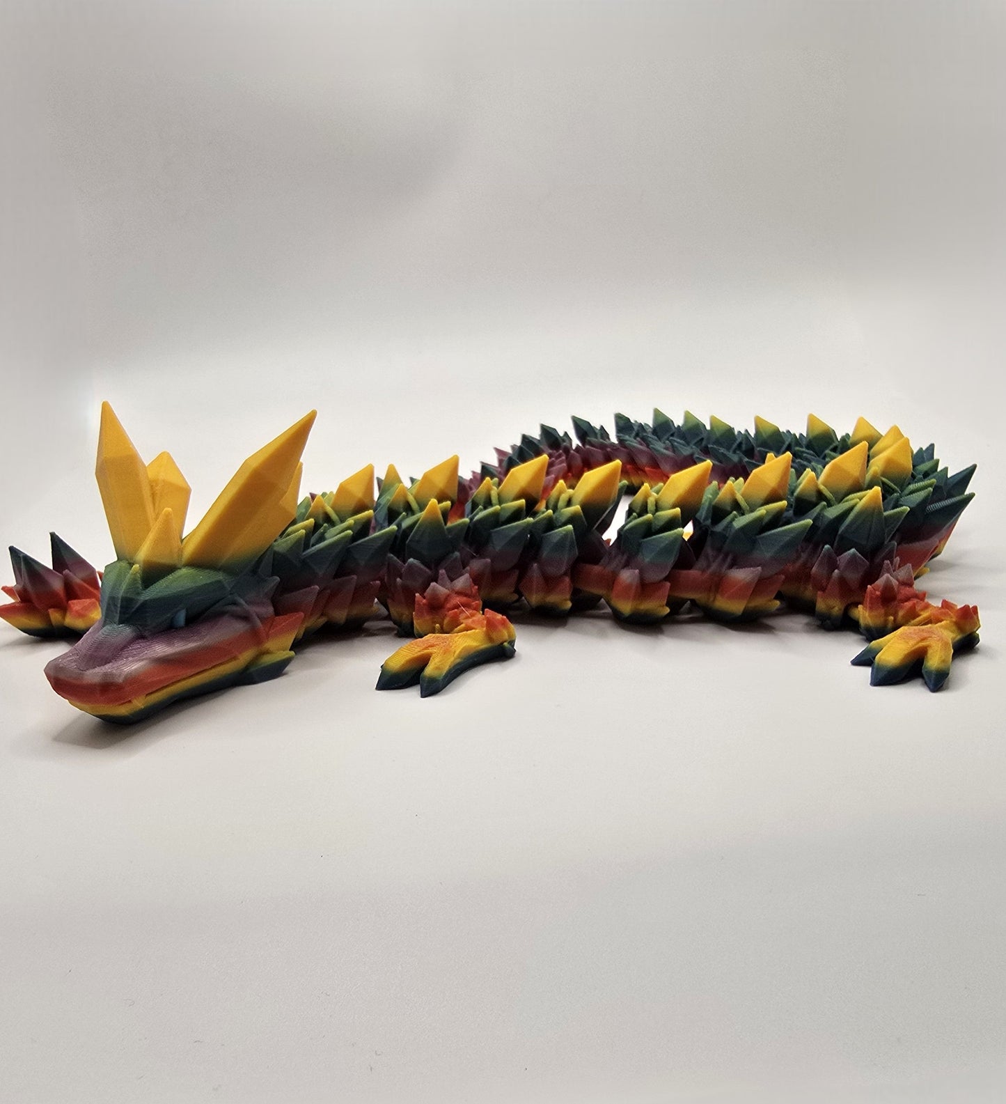 Large or X-Large Crystal Dragon - No Hands 3d