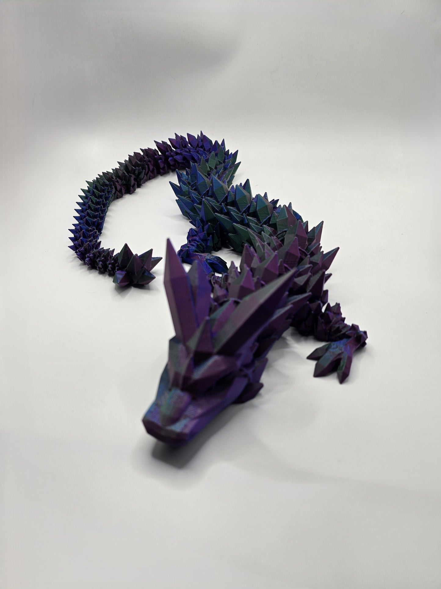 Large or X-Large Crystal Dragon - No Hands 3d