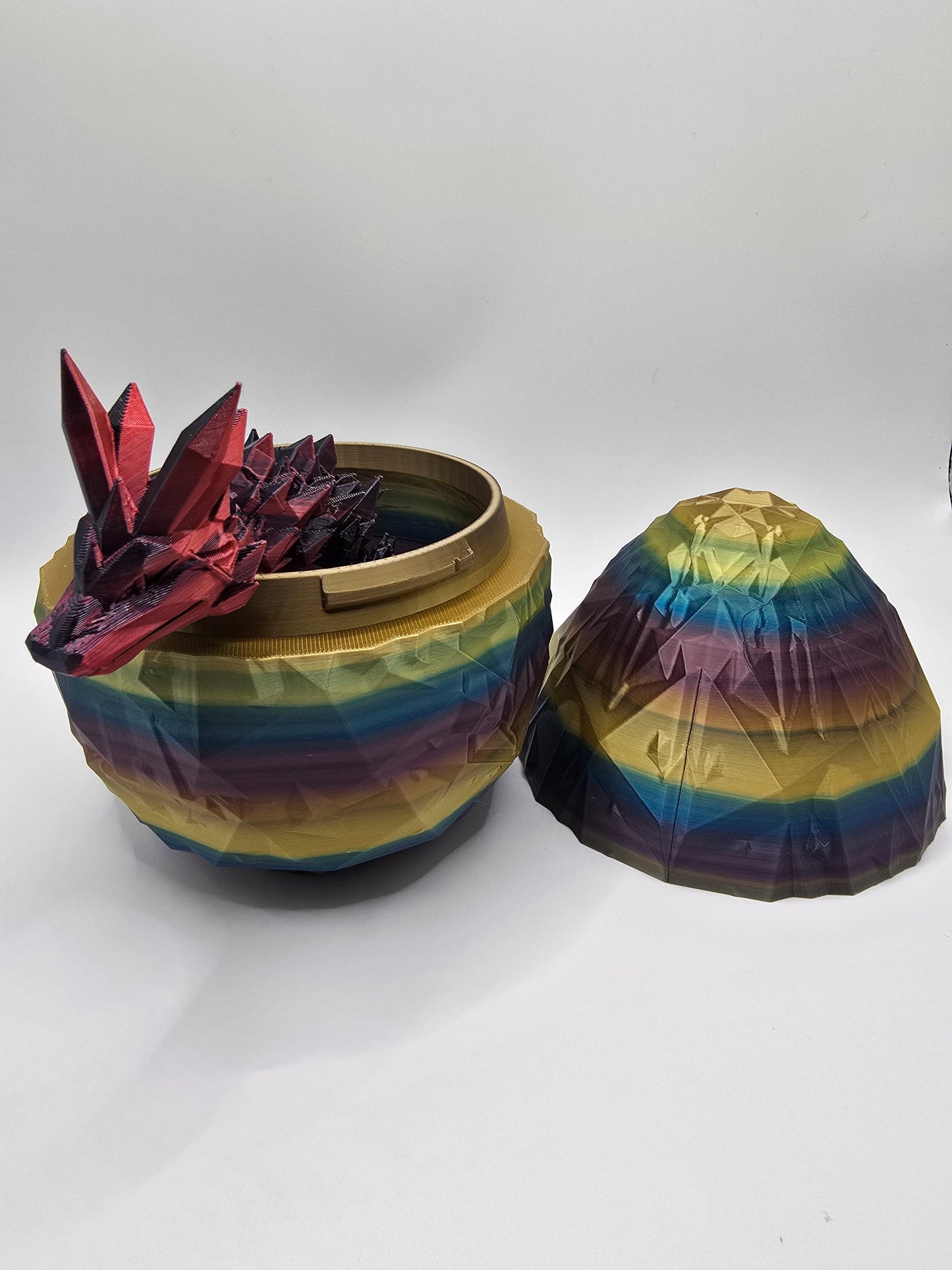 Medium Crystal Dragon - No Hands 3d