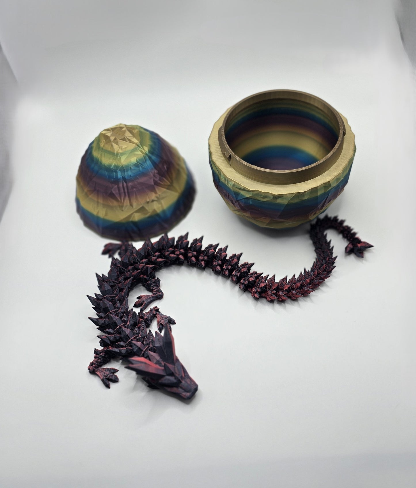 Medium Crystal Dragon - No Hands 3d