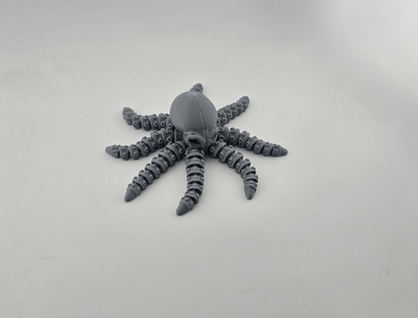 Skeleton Octopus - No Hands 3d