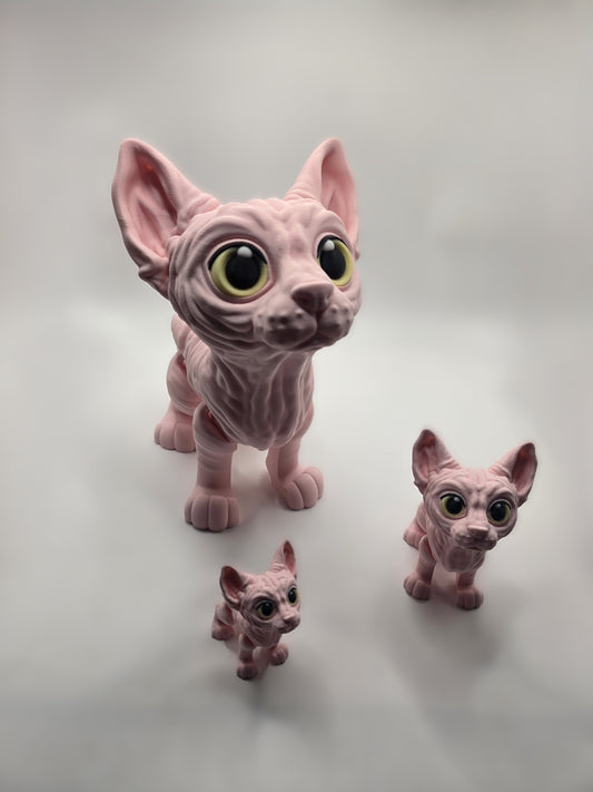 Sphynx Cat (Tofu) - No Hands 3d
