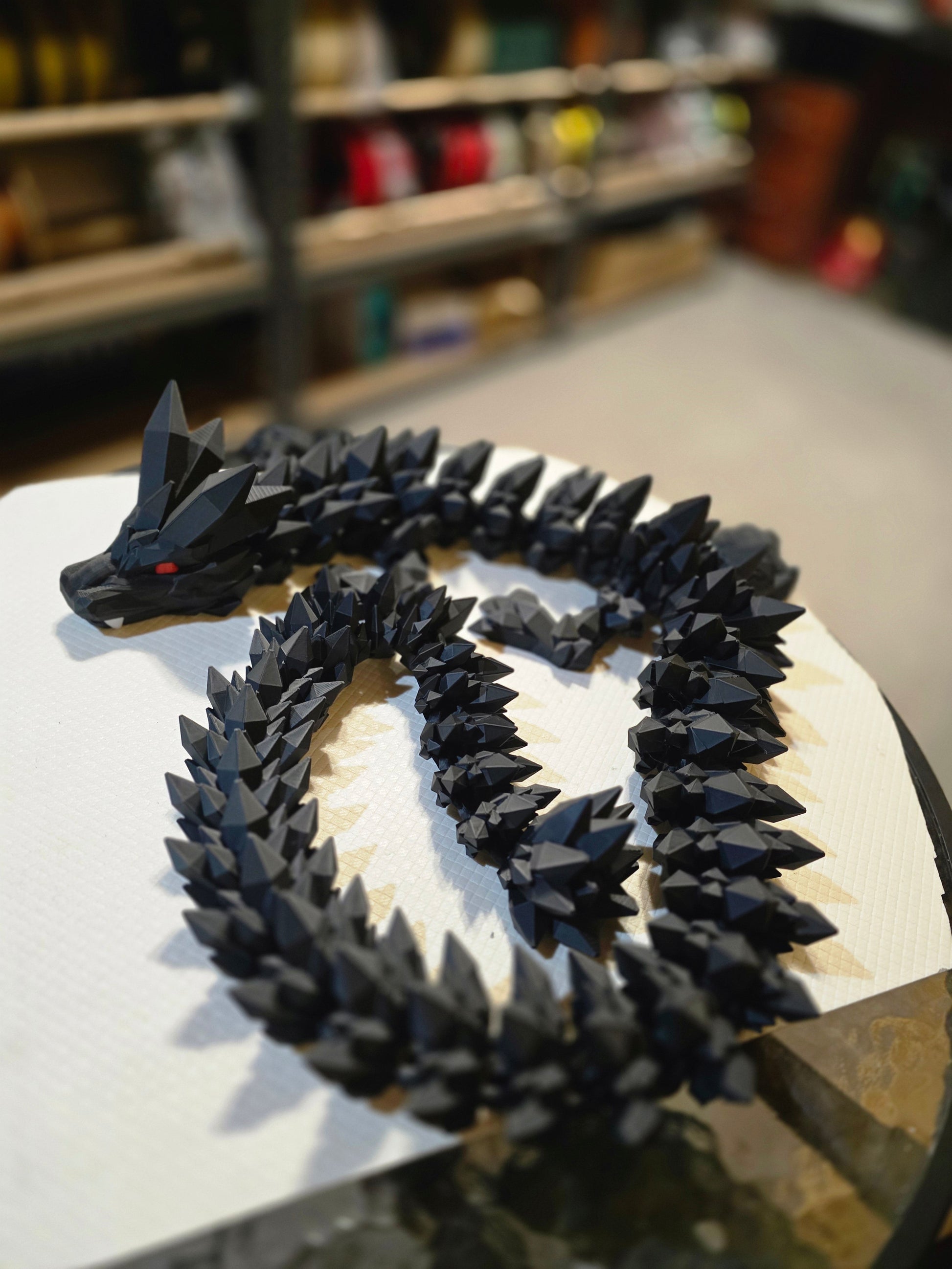 1.5 Metre Crystal Dragon (5 Feet) - No Hands 3d