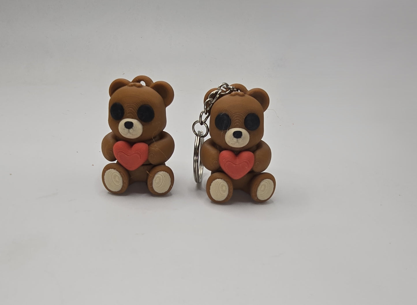 Valentines Teddy Bear Keyrings
