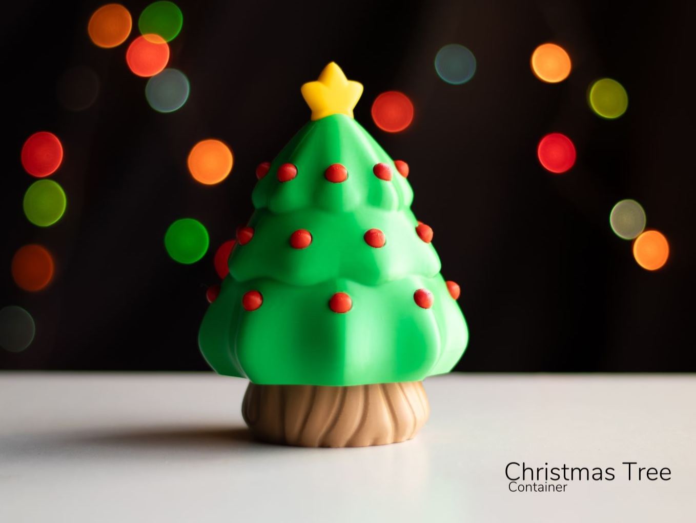 Christmas tree container - No Hands 3d
