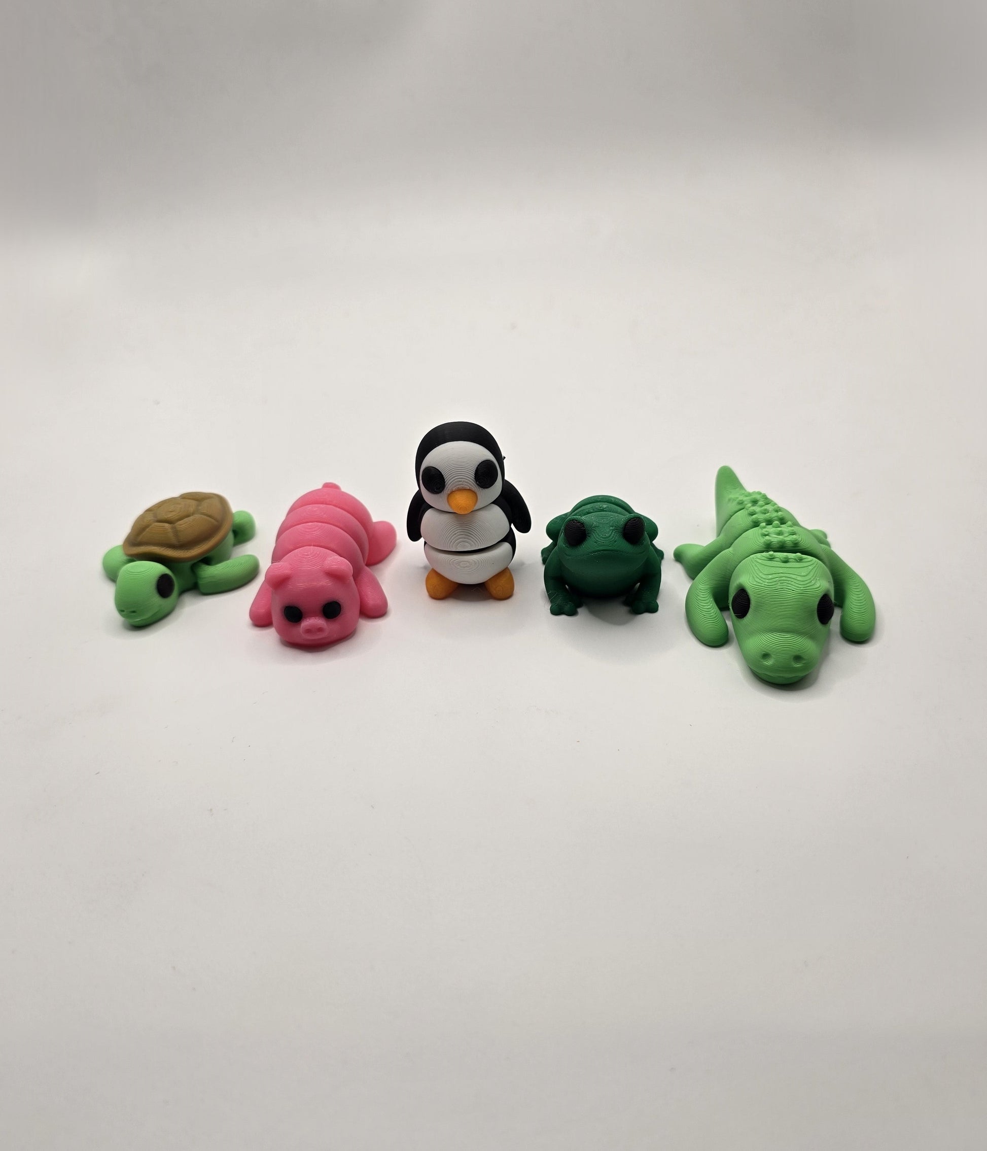 Cute Mini Fidget Animals - Keychains - Pocket Pets - No Hands 3d