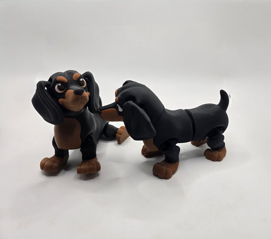 Dachshunds - No Hands 3d