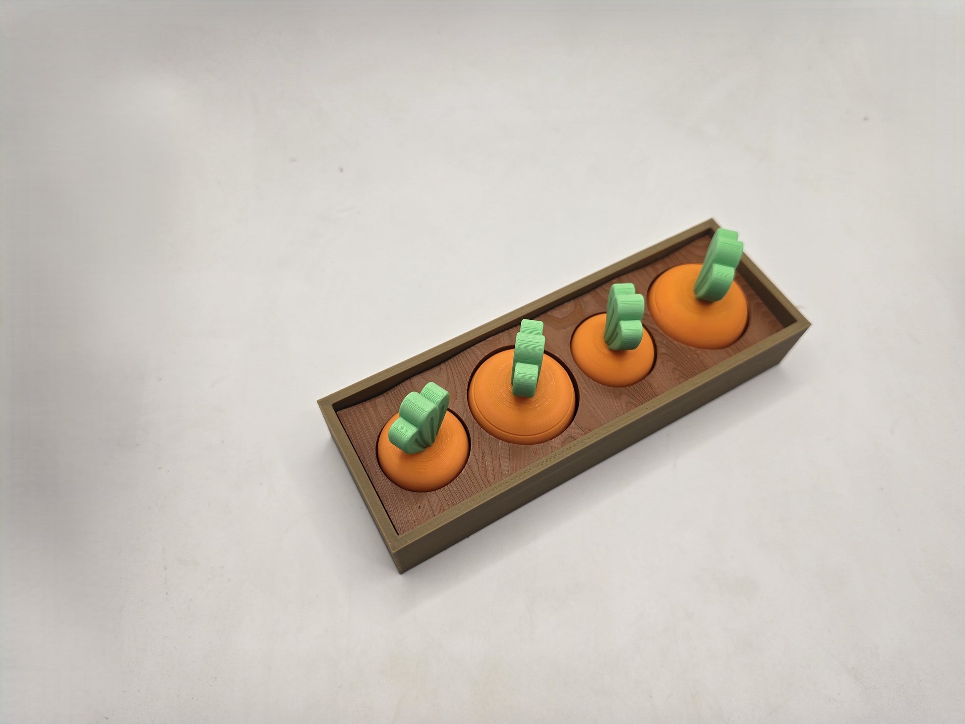 Fidget Carrot Garden - No Hands 3d