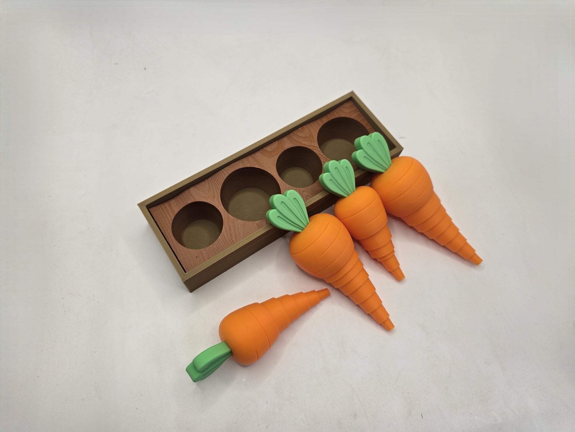 Fidget Carrot Garden - No Hands 3d
