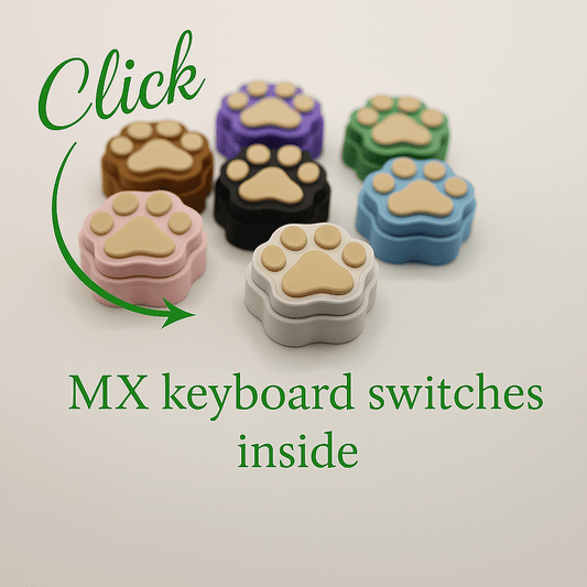 Fidget Clickers (Pet Paws) - No Hands 3d
