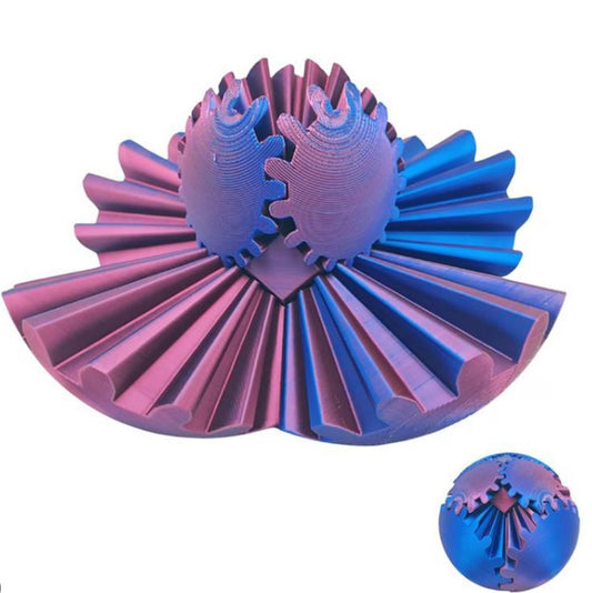 Fidget Gear Ball sphere - No Hands 3d
