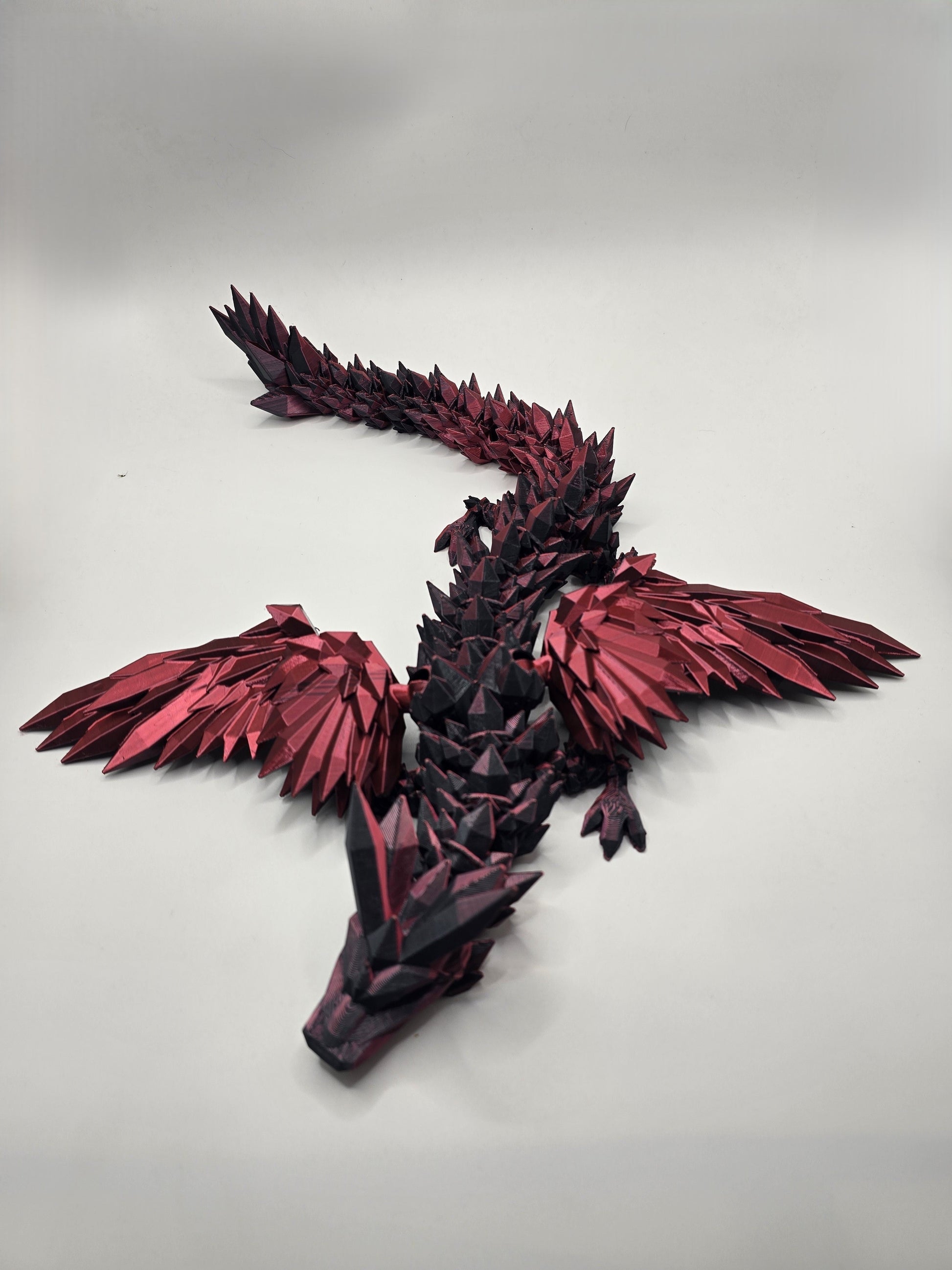 Flying Crystal Dragon - No Hands 3d
