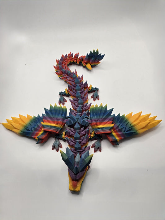 Flying Crystal Dragon - No Hands 3d