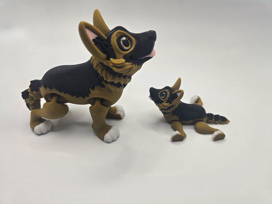 German Shepherds - No Hands 3d