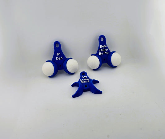 Golf Ball and Tee holders - No Hands 3d