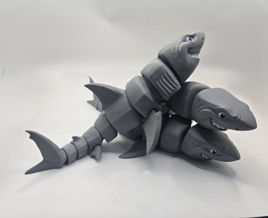 Great White Shark - No Hands 3d