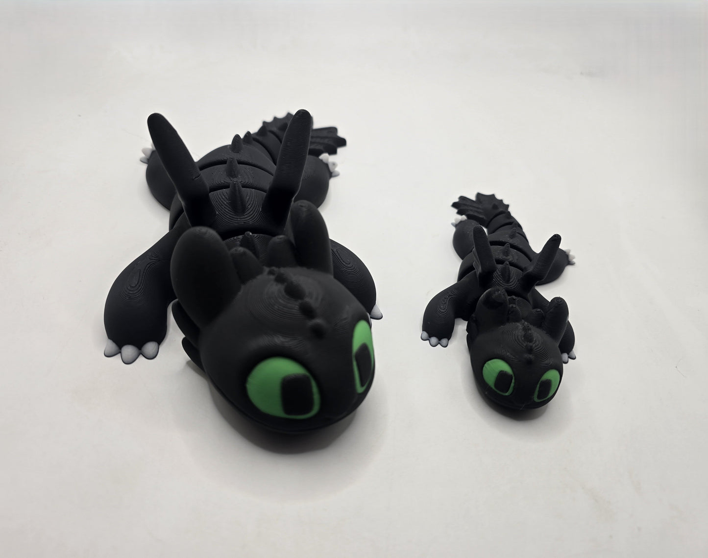 Green eyed Flying dragon - No Hands 3d