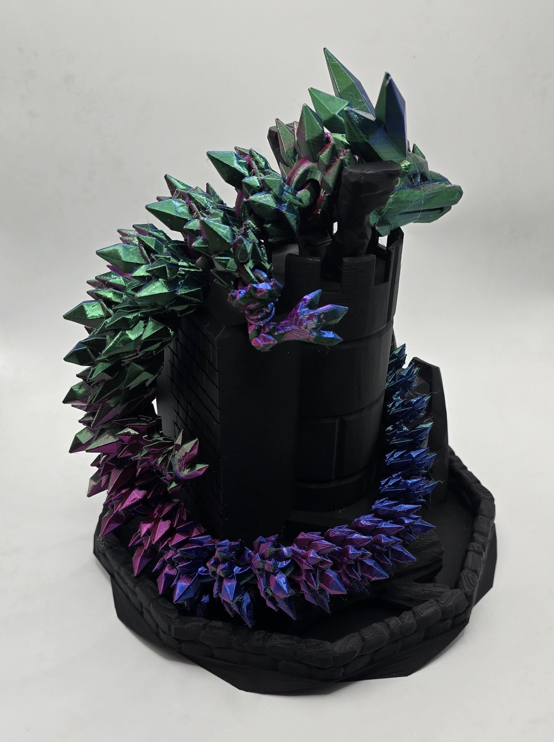 Large Crystal Dragon Castle - No Hands 3d