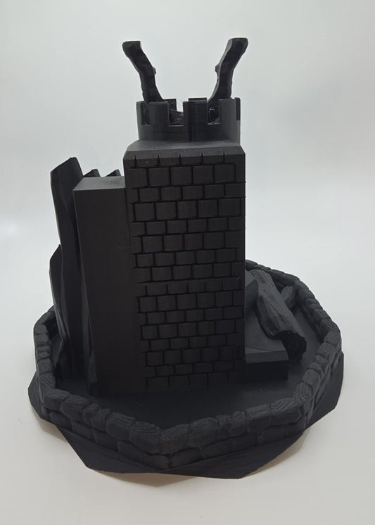 Large Crystal Dragon Castle - No Hands 3d