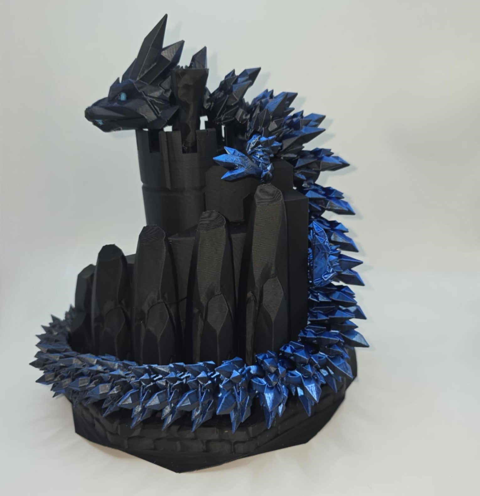 Large Crystal Dragon Castle - No Hands 3d
