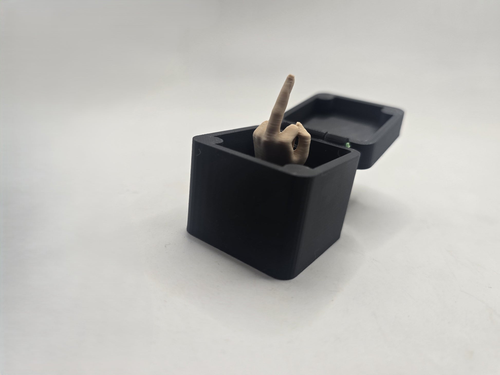 Middle Finger Surprise - No Hands 3d