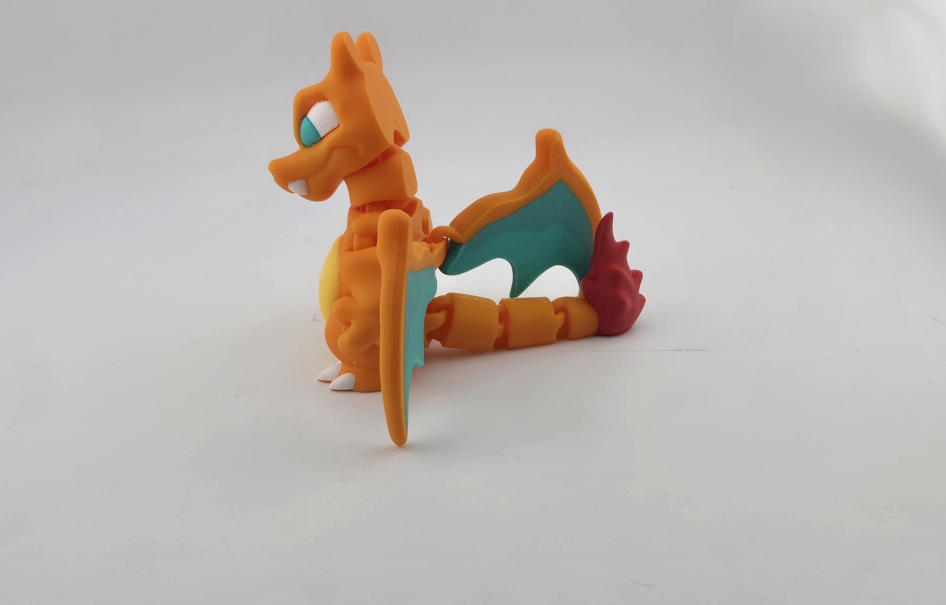 Orange Dragon - No Hands 3d