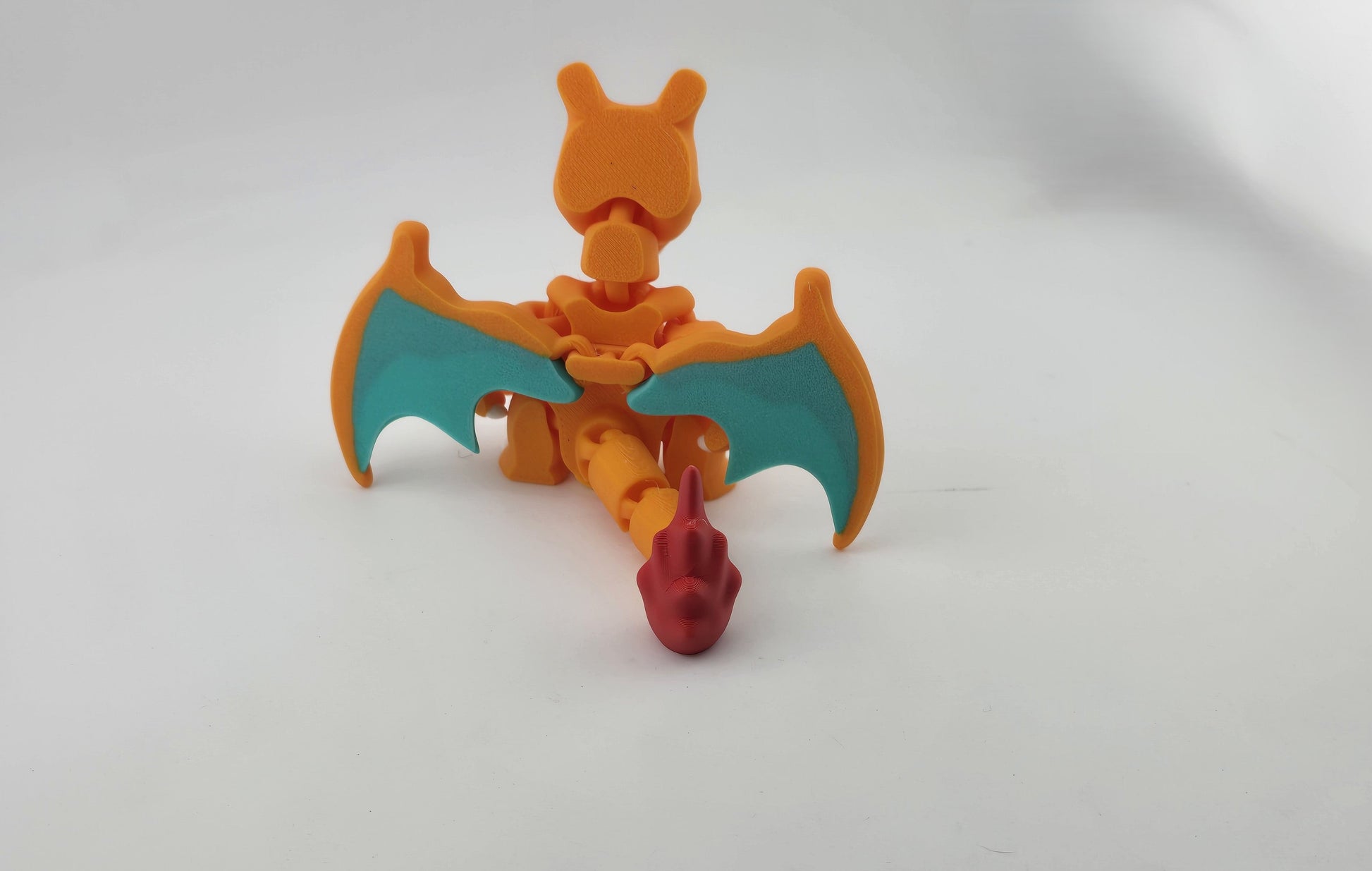 Orange Dragon - No Hands 3d