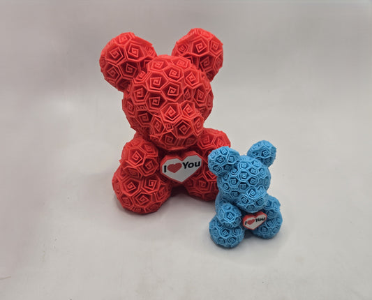 Rose Teddybear - No Hands 3d