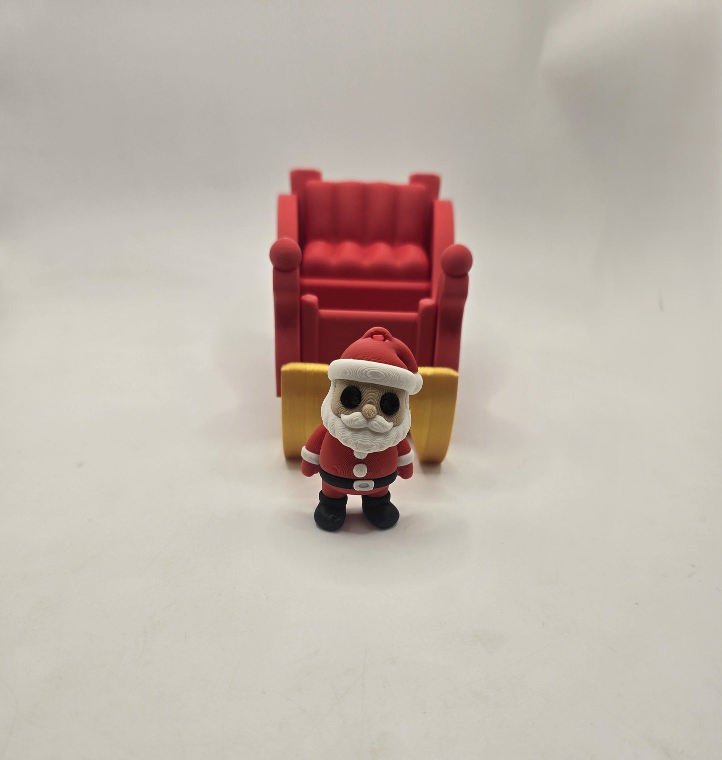 Santa and his Sleigh - No Hands 3d