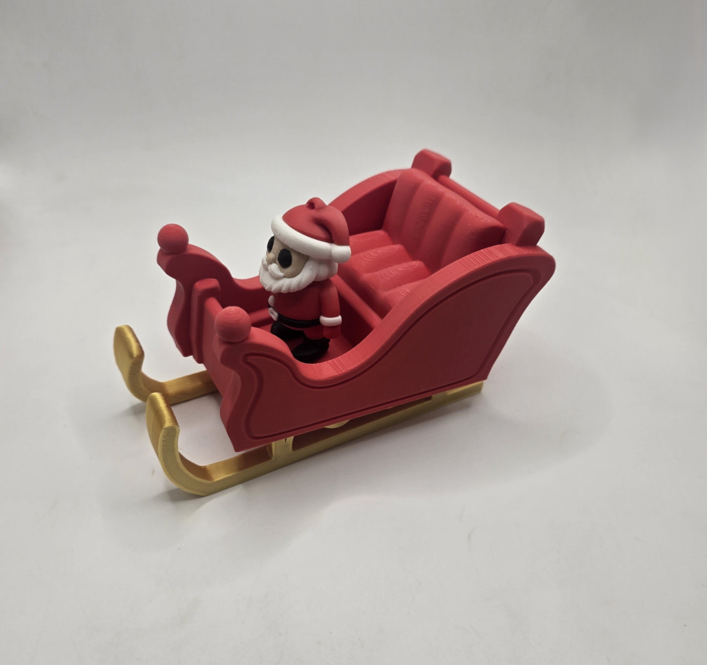 Santa and his Sleigh - No Hands 3d
