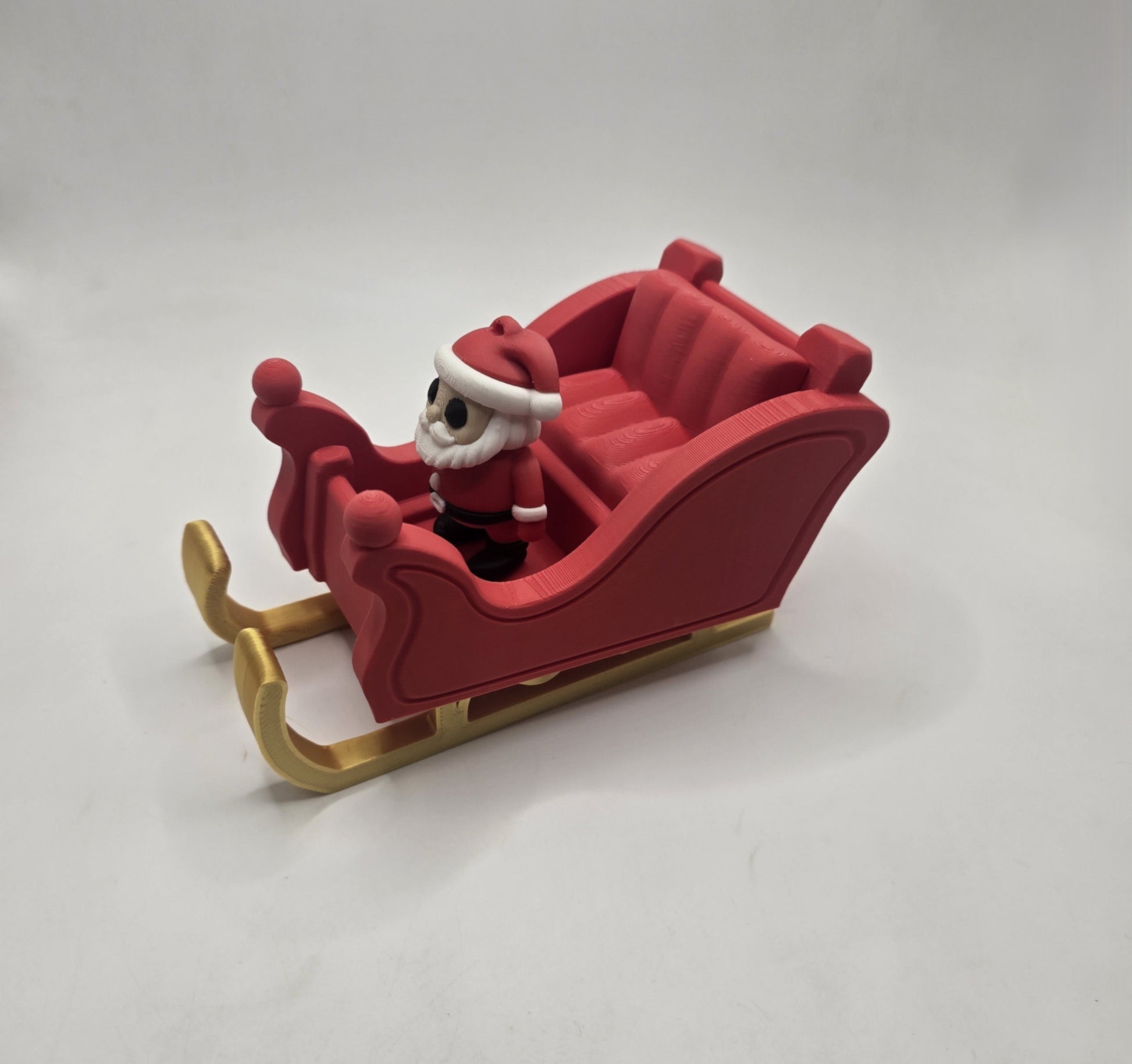 Santa and his Sleigh - No Hands 3d
