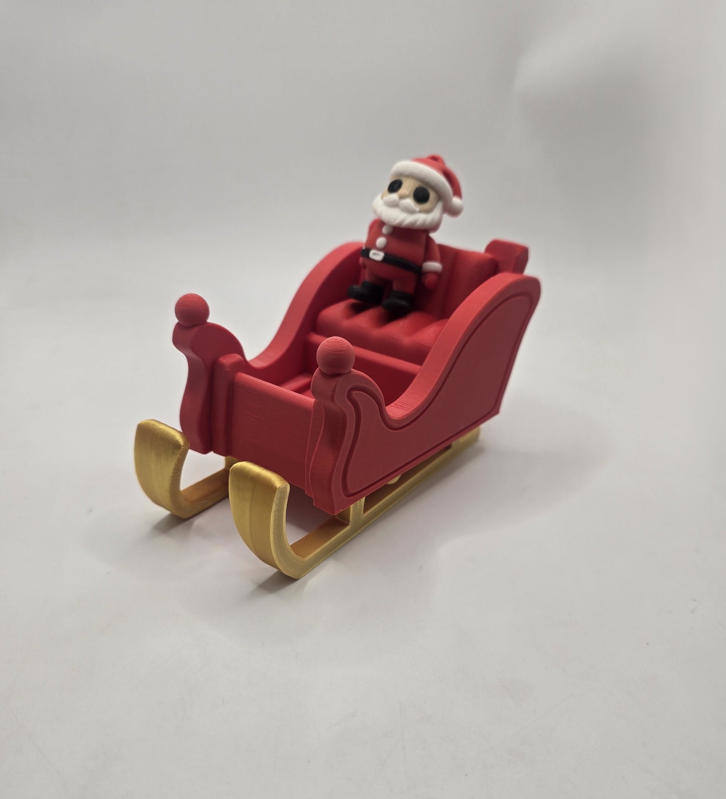 Santa and his Sleigh - No Hands 3d