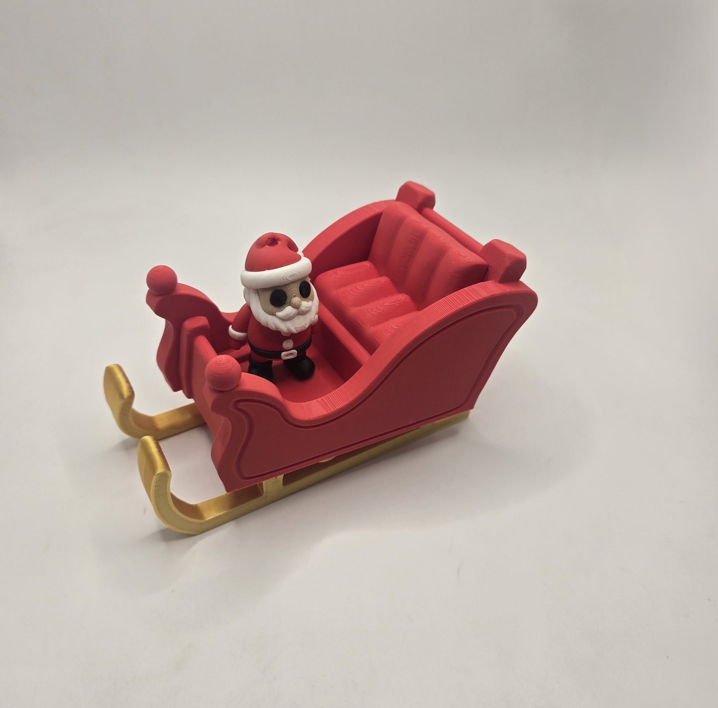Santa and his Sleigh - No Hands 3d