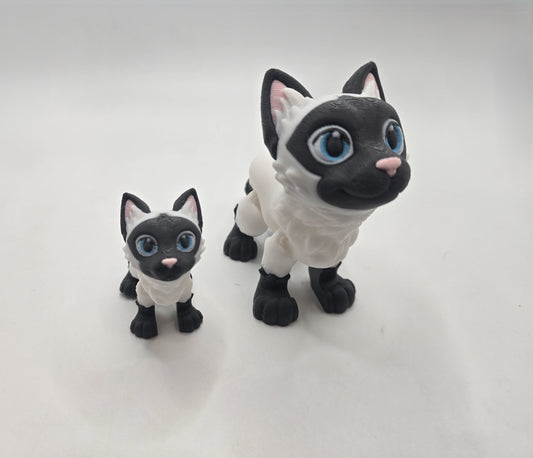 Siamese Cat - No Hands 3d