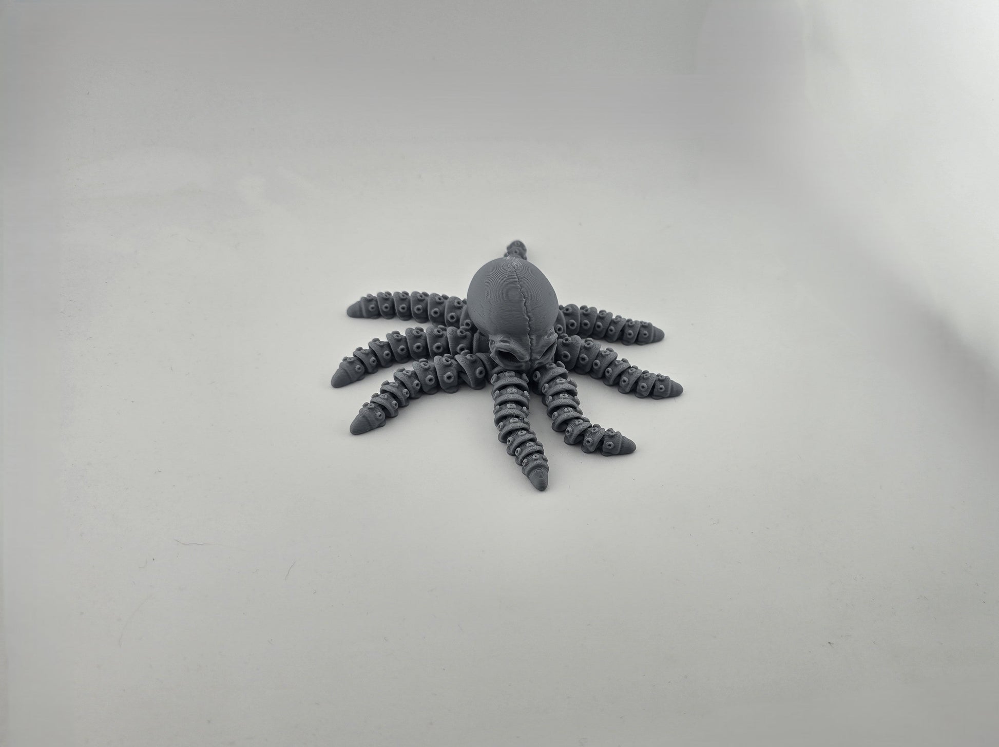 Skeleton Octopus - No Hands 3d